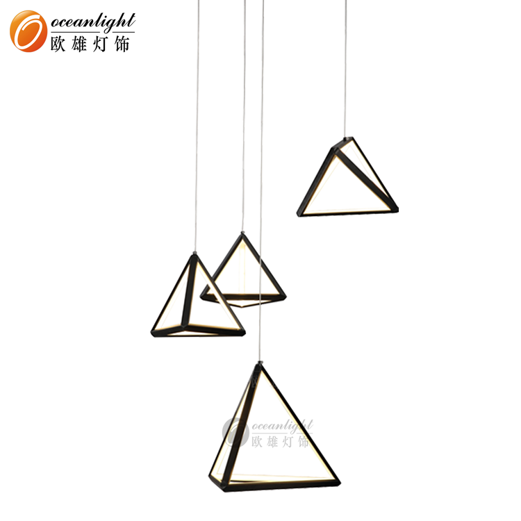 Modern Simple LED Triangle Chandelier Hanging Lamps OM801701