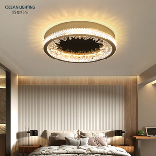 OCEAN LAMP Contemporary Bedroom Living Room Indoor Lighting Decoration Round Modern Led Ceiling Light
