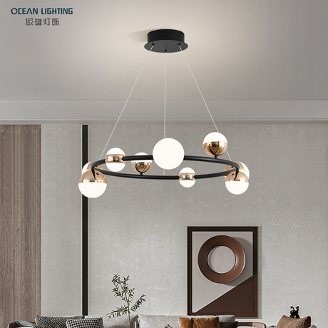 Ocean Lighting European Design Style Simple Modern Living room Led Chandelier For Home