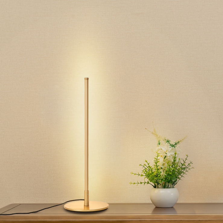 Wholesale Nordic Contemporary Aluminium Night Tall Table Light Bed Side Led Table Lamp Modern