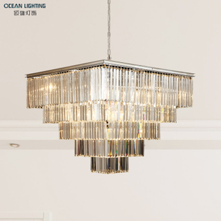 Indoor Design Decorative Lighting Fixture Ceiling Crystal Chandelier Lighting for Dining Room