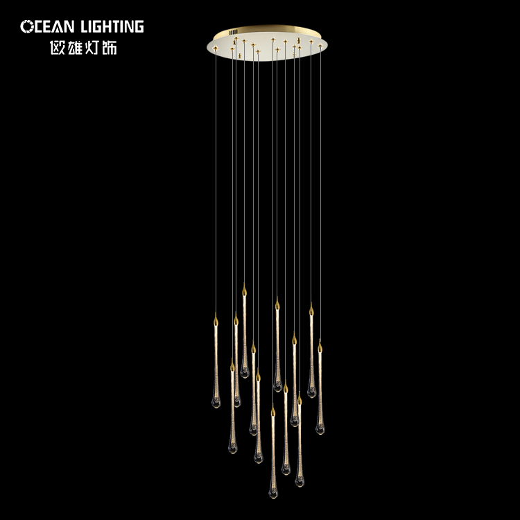 Modern indoor decoration led crystal small lighting chandeliers