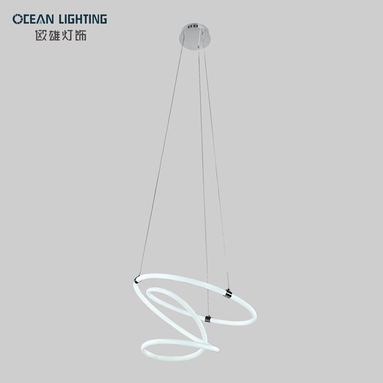 Nordic Modern Pendant Lights PVC Hanging Chandelier Lamp