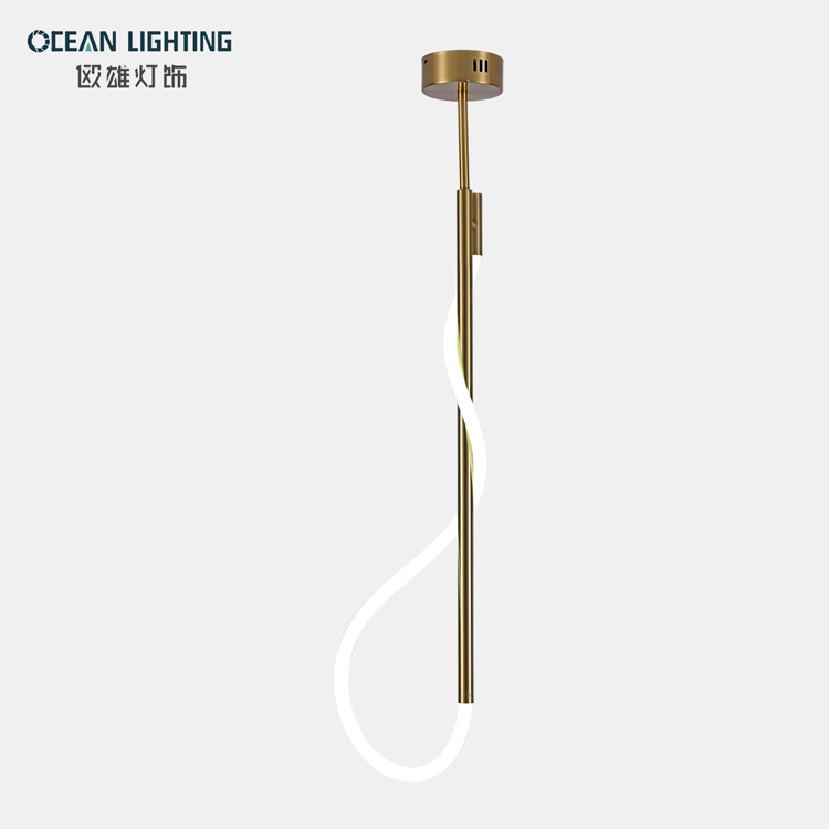 Modern LED luxury light creative living room silicone tube lighting ceiling lamp