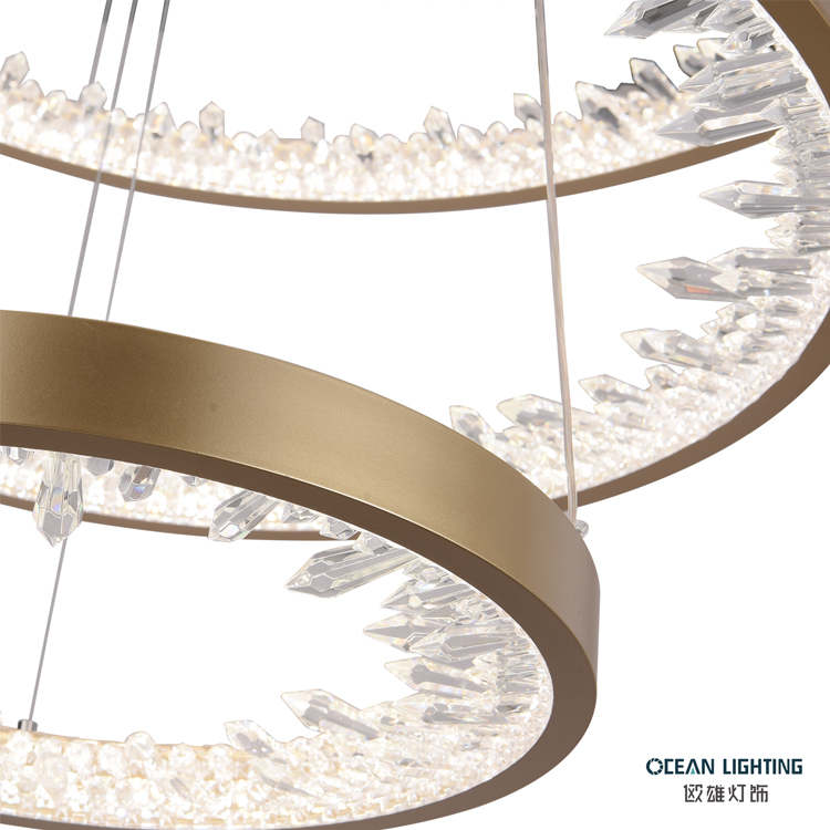 Luxury Design Indoor Lighting Pendant Light Crystal Chandeliers