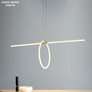 New style light luxury modern European PVC iron pendant hanging lamp
