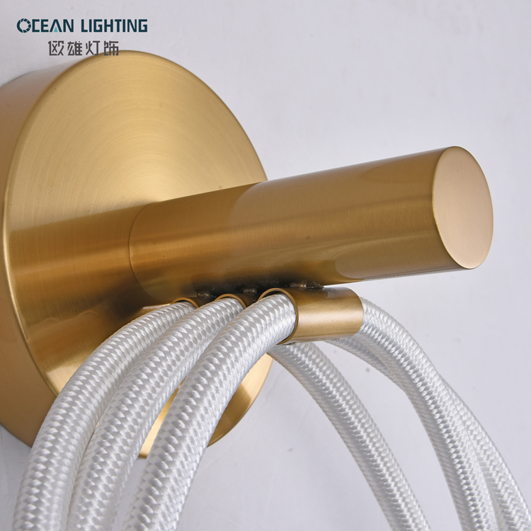modern design round minimalism Simplify soft silicone linear wall lamp