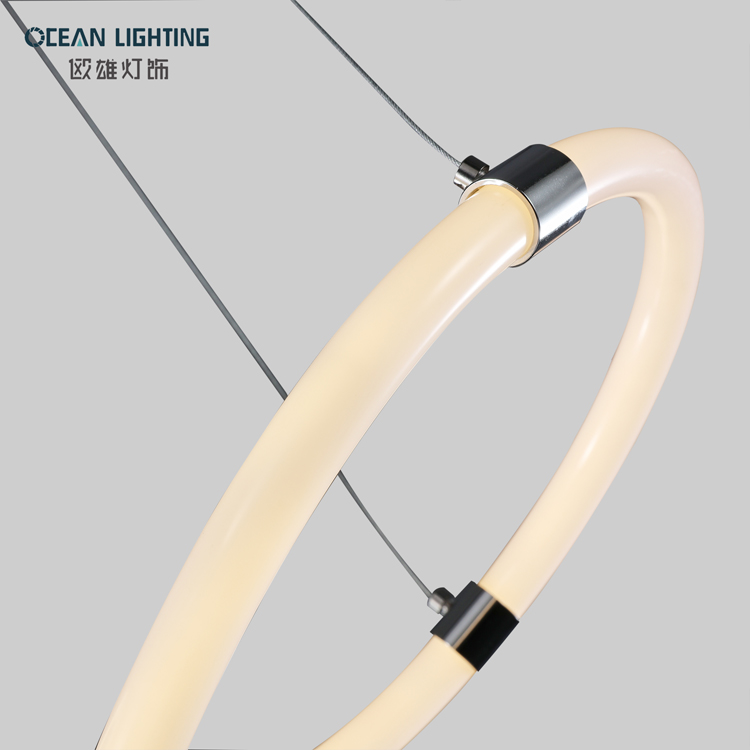 Nordic Modern Pendant Lights PVC Hanging Chandelier Lamp