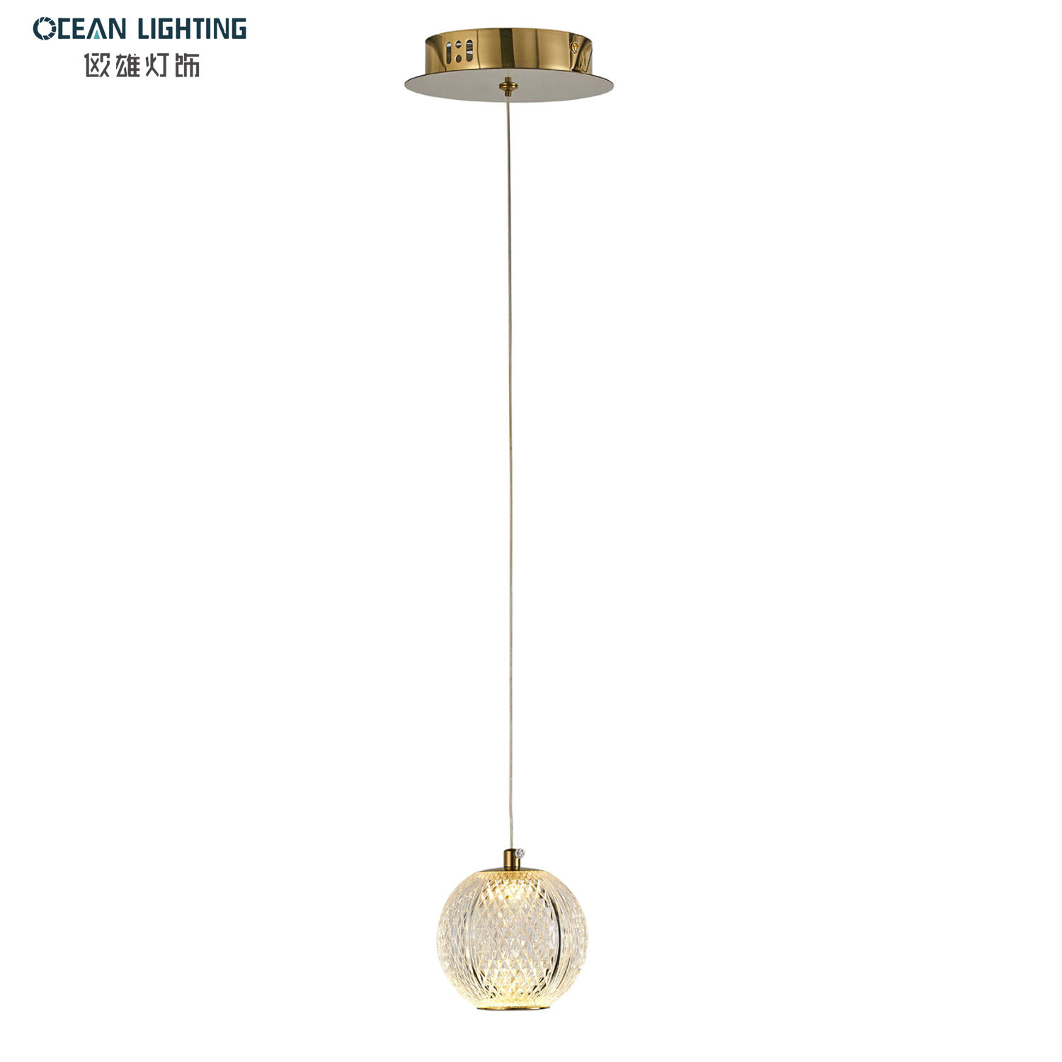 Ocean Staircase Decorative Home Acrylic LED Modern Crystal Chandeliers
