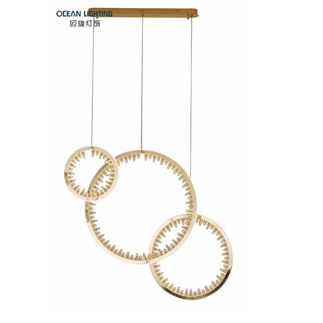 New Fashion Design G9 Luxury Living Room Nordic Metal Gold Crysta; Led Chandelier Modern
