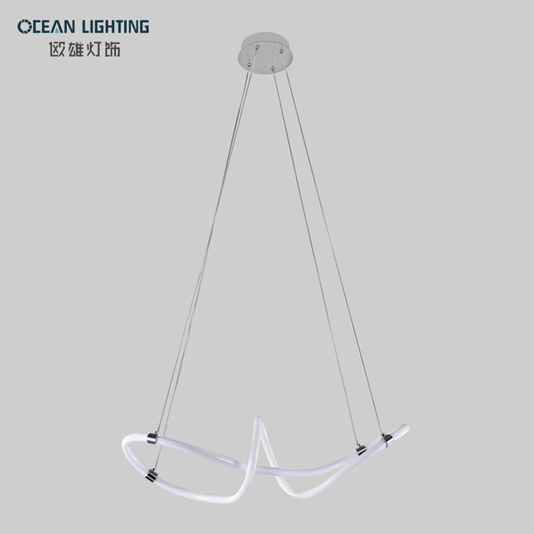 modern 360 degree silicone extrusion tubes led pendant lamp